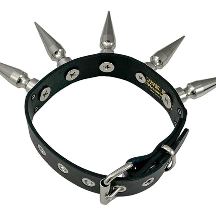 CK286METAL ALUMINIUM PLATE3"  XL SPIKE CHOKER 1 1/4" WIDE
