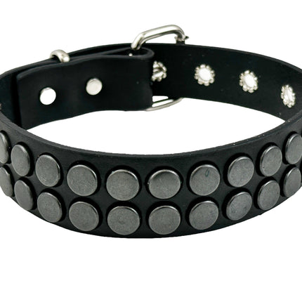 FCK590 2 ROW   FLAT STUDDED NAIL HEAD STUD CHOKER