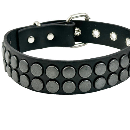 FCK590 2 ROW   FLAT STUDDED NAIL HEAD STUD CHOKER