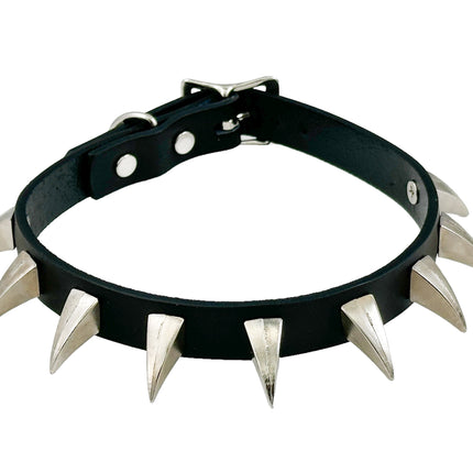 FCK595  9 CLAW SPIKE CHOKER