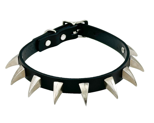 FCK595  9 CLAW SPIKE CHOKER