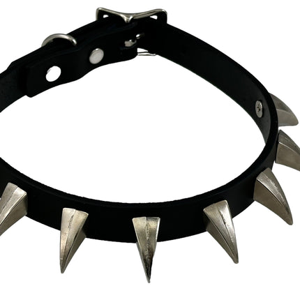 FCK595  9 CLAW SPIKE CHOKER