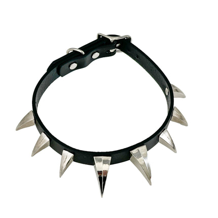 FCK596  LARGE  CLAW SPIKE CHOKER
