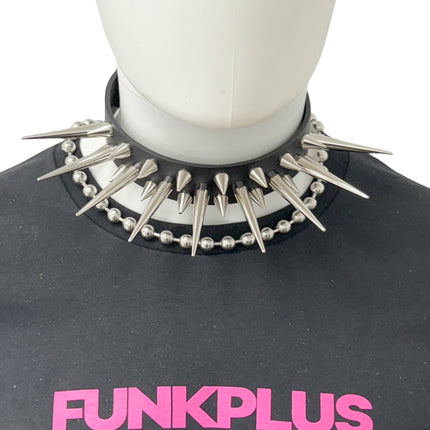 FCK651  3 ROW PIN SPIKE AND CONE SPIKE CHOKER