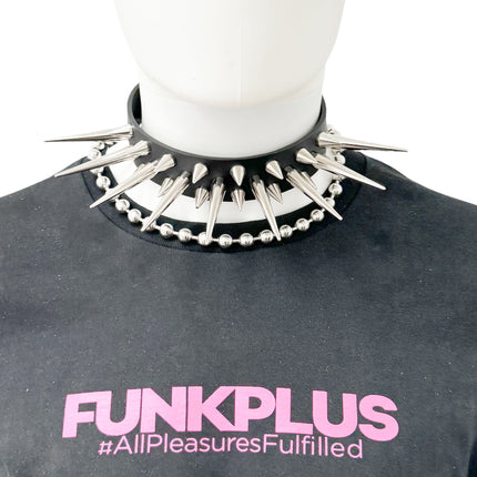 FCK651  3 ROW PIN SPIKE AND CONE SPIKE CHOKER