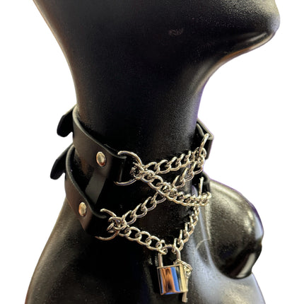 FCK653SQ  LOCK CHAIN CHOKER