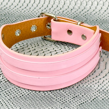 FCK664M  DOUBLE STRAP WIDE CHOKER
