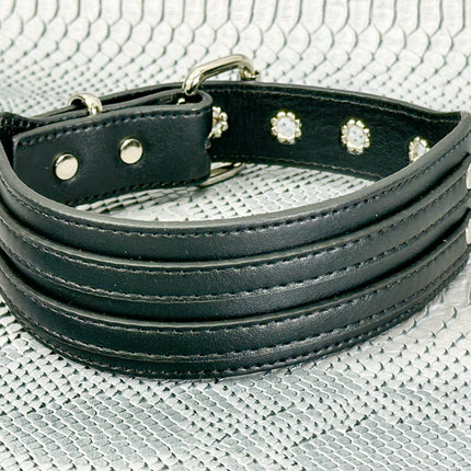 FCK664M  DOUBLE STRAP WIDE CHOKER