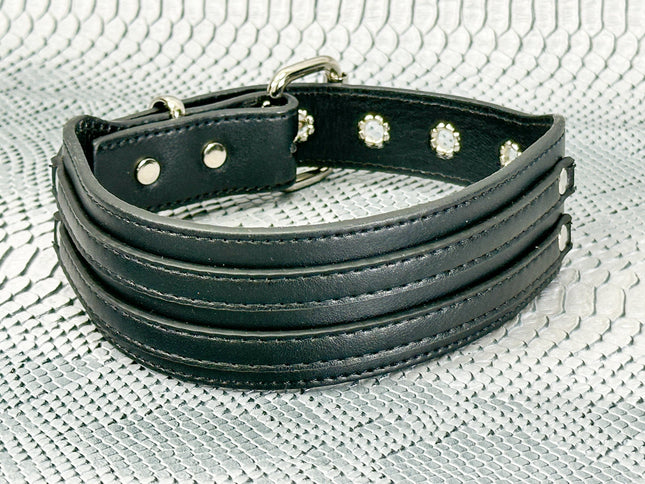 FCK664M  DOUBLE STRAP WIDE CHOKER