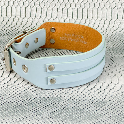 FCK664M  DOUBLE STRAP WIDE CHOKER