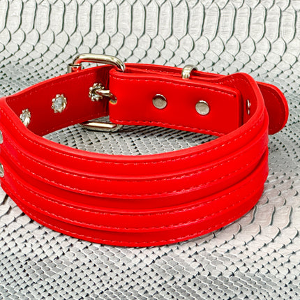 FCK664M  DOUBLE STRAP WIDE CHOKER