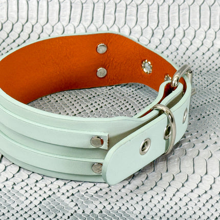 FCK664M  DOUBLE STRAP WIDE CHOKER