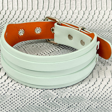 FCK664M  DOUBLE STRAP WIDE CHOKER
