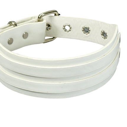 FCK664M  DOUBLE STRAP WIDE CHOKER
