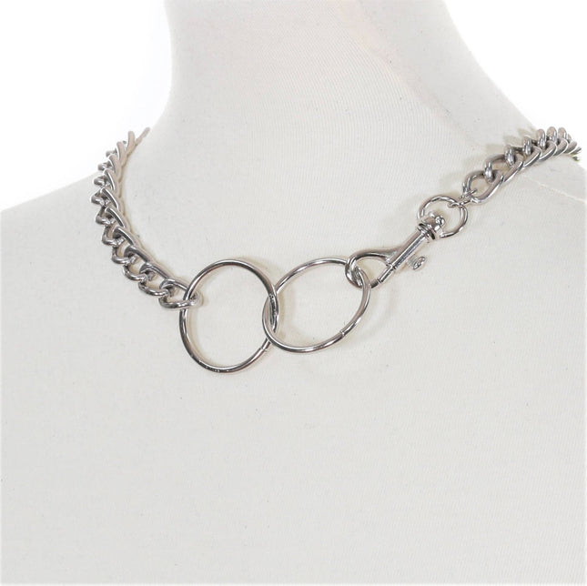 FCK904 INTERLOCKING RING LINK PENDANT CHAIN