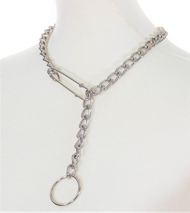 FCK905 HANGING RING PENDANT REGULAR CHAIN WITH SAFETY PIN
