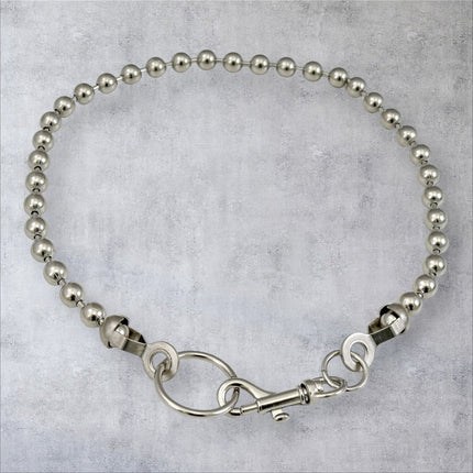 FCK922BALL  BALL CHAIN CLASP CHOKER