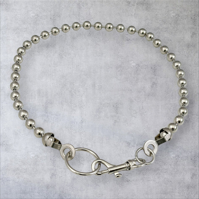 FCK922BALL  BALL CHAIN CLASP CHOKER