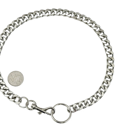 FCK922DC CUBAN DIAMOND CUT   CHAIN CLASP CHOKER