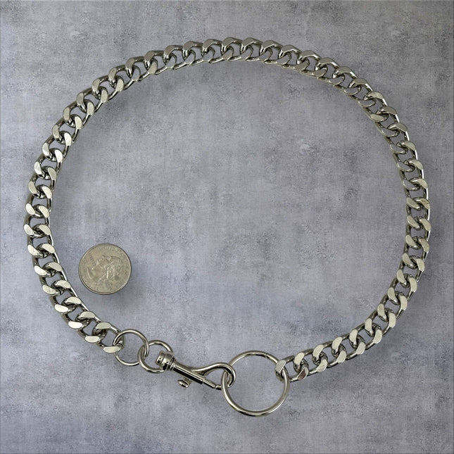 FCK922DC CUBAN DIAMOND CUT   CHAIN CLASP CHOKER