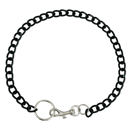 FCK922R-BS 4MM REGULAR BLACK ALUMINUM CHAIN CHAIN CLASP CHOKER