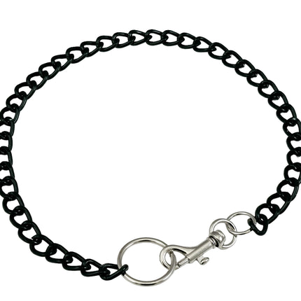 FCK922R-BS 4MM REGULAR BLACK ALUMINUM CHAIN CHAIN CLASP CHOKER