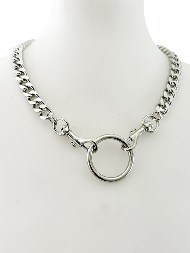FCK924DC CUBAN CHAIN CHAIN DOUBLE TRIGGER CLASP CHOKER