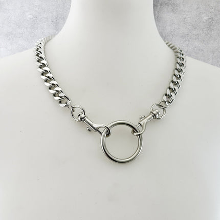 FCK924DC CUBAN CHAIN CHAIN DOUBLE TRIGGER CLASP CHOKER
