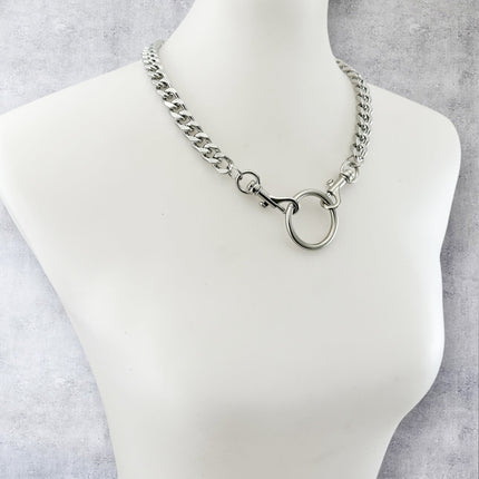 FCK924DC CUBAN CHAIN CHAIN DOUBLE TRIGGER CLASP CHOKER