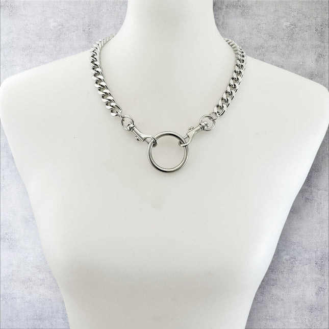FCK924DC CUBAN CHAIN CHAIN DOUBLE TRIGGER CLASP CHOKER