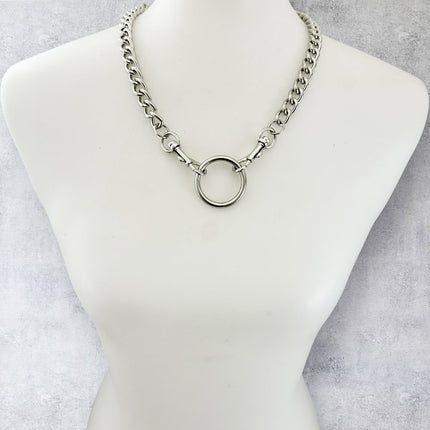 FCK924R 4MM REGULAR CHAIN DOUBLE TRIGGER CLASP CHOKER