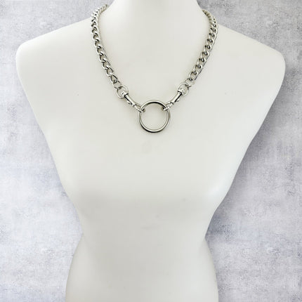 FCK924R 4MM REGULAR CHAIN DOUBLE TRIGGER CLASP CHOKER