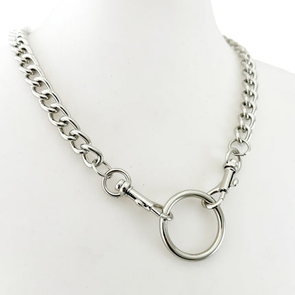 FCK924R 4MM REGULAR CHAIN DOUBLE TRIGGER CLASP CHOKER