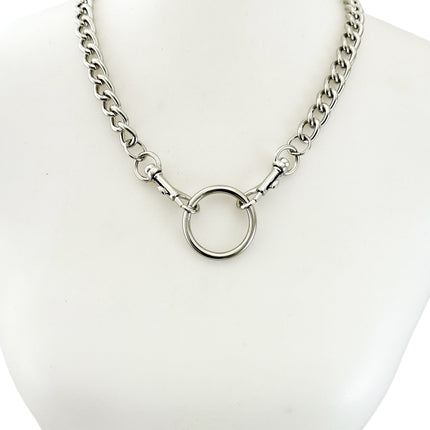 FCK924R 4MM REGULAR CHAIN DOUBLE TRIGGER CLASP CHOKER