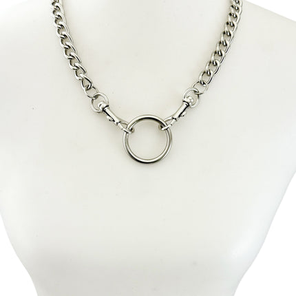 FCK924R 4MM REGULAR CHAIN DOUBLE TRIGGER CLASP CHOKER