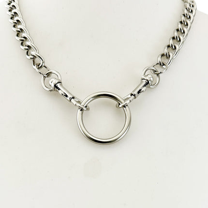 FCK924R 4MM REGULAR CHAIN DOUBLE TRIGGER CLASP CHOKER