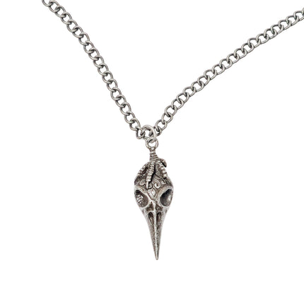 FCK9420  RAVEN SKULLHEAD NECKLACE