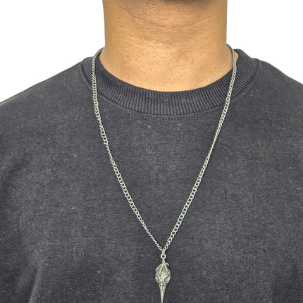 FCK9420  RAVEN SKULLHEAD NECKLACE