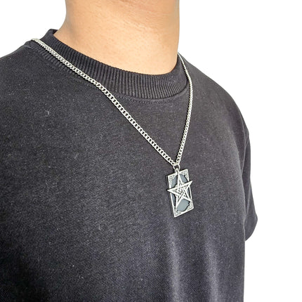 FCK9489-PENTAGRAM NECKLACE