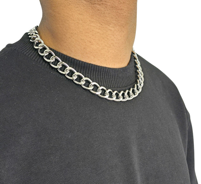 FCK9509  SHINY BRIGHT CHAIN NECKLACE