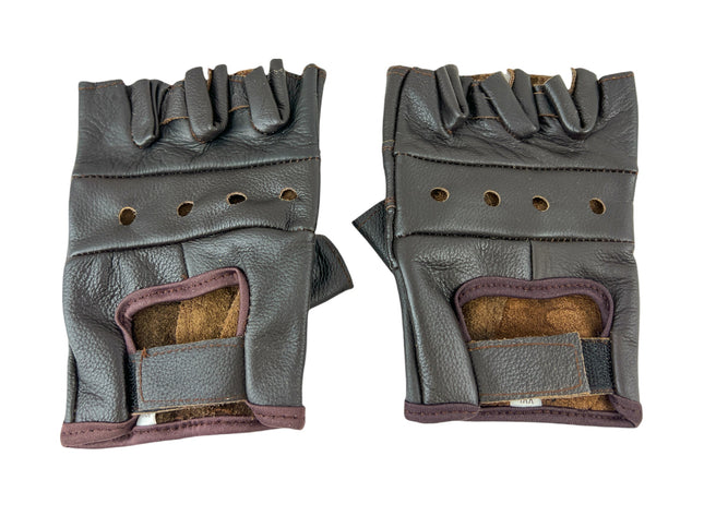 FG100-BROWN  PLAIN GLOVES PAIR