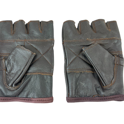 FG100-BROWN  PLAIN GLOVES PAIR