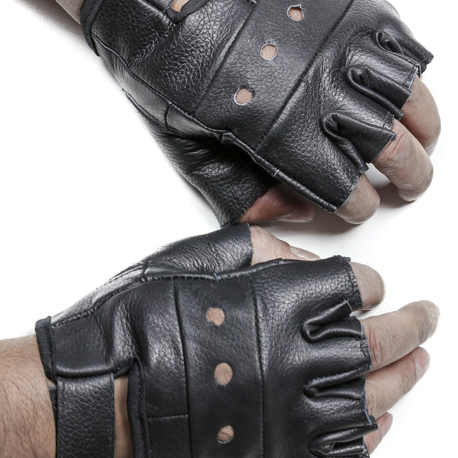 FG-PLN  PLAIN GLOVES PAIR-COWHIDE SPLIT LEATHER