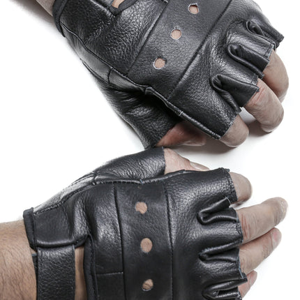 FG-PLN  PLAIN GLOVES PAIR-COWHIDE SPLIT LEATHER