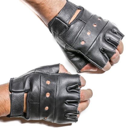 FG-PLN  PLAIN GLOVES PAIR-COWHIDE SPLIT LEATHER