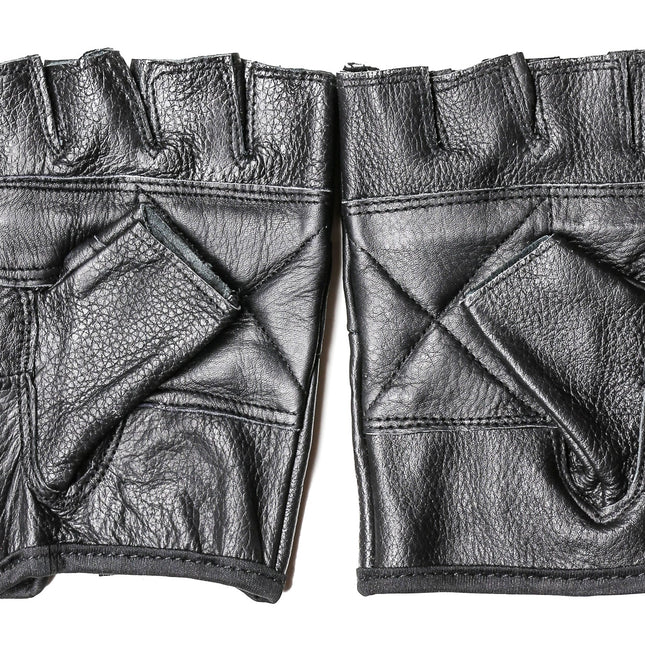 FG-PLN  PLAIN GLOVES PAIR-COWHIDE SPLIT LEATHER