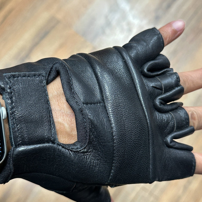 FG100-NEW ZEALAND LAMB  NO HOLE PLAIN GLOVES PAIR SWEAT BACKING