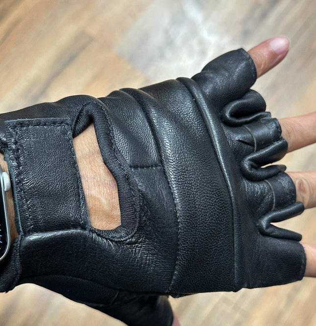 FG100-NEW ZEALAND LAMB  NO HOLE PLAIN GLOVES PAIR SWEAT BACKING
