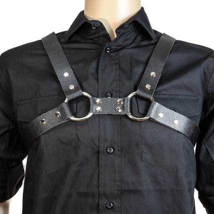 FH101BUFF  1 1/4" MEN'S BULLDOG HARNESS LEATHER