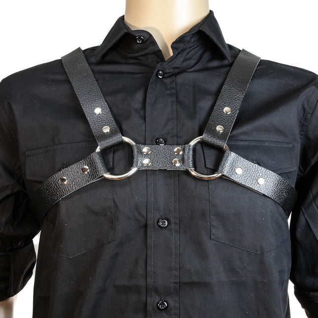 FH101BUFF  1 1/4" MEN'S BULLDOG HARNESS LEATHER